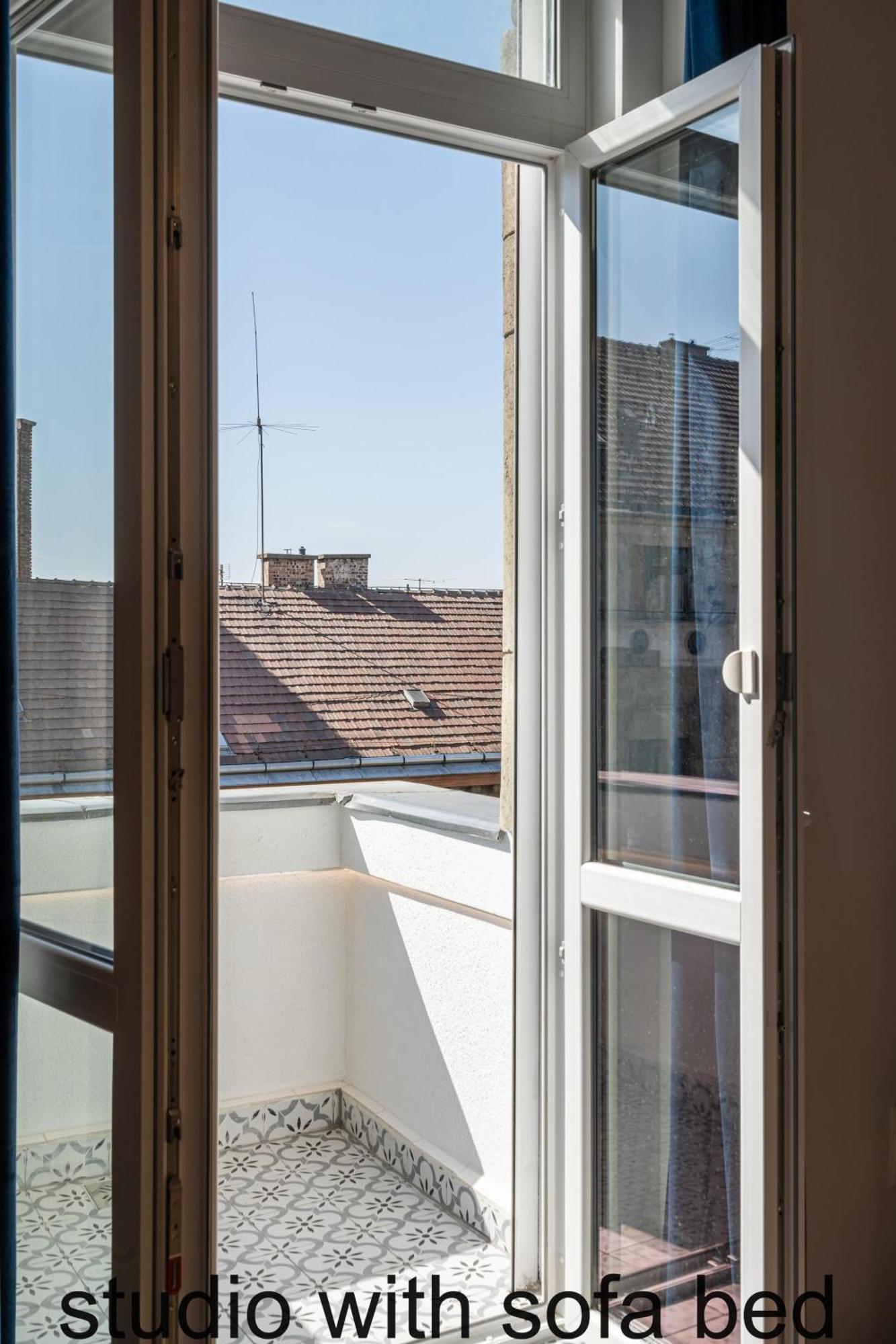 Cityzen Studios Boedapest Kamer foto